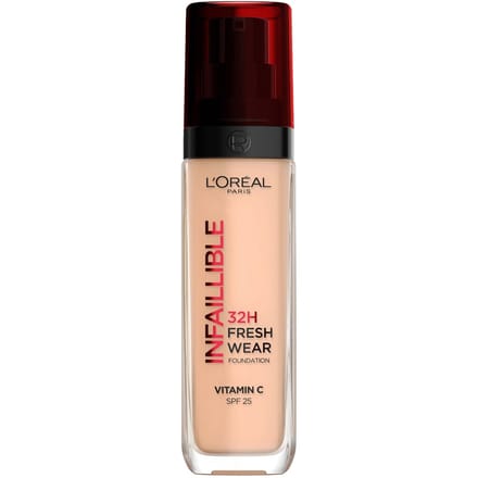 L’Oréal Paris Infaillible 32H Fresh Wear Foundation - 110 Rose Vanilla - Langhoudende Foundation met SPF