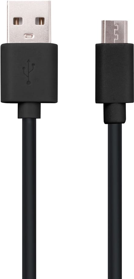 Musthavz - USB A naar Micro USB Kabel – 1 Meter – Zwart – Oplaad- en Datakabel