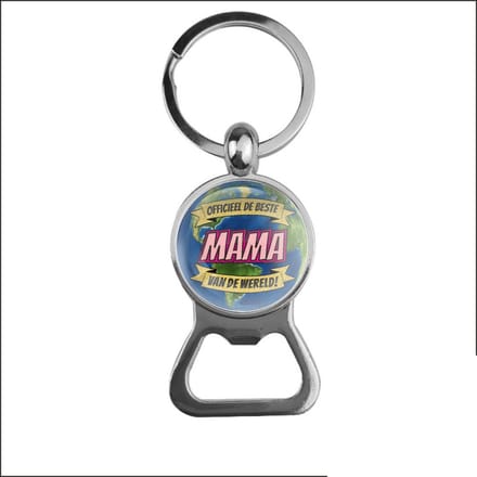 Bieropener Glas - Officieel De Beste Mama Van De Wereld