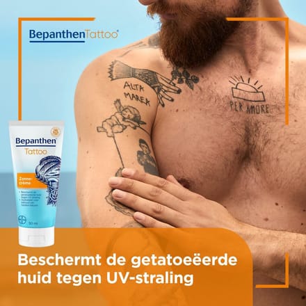 Bepanthen - Tattoo Zonnecrème - 2 x 50 ml - Voordeelverpakking
