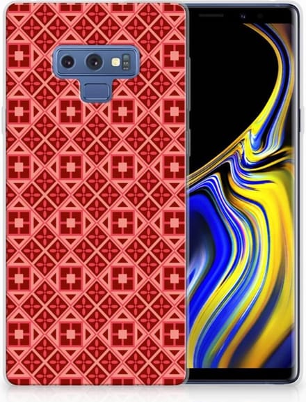 Samsung Galaxy Note 9 TPU bumper Batik Rood