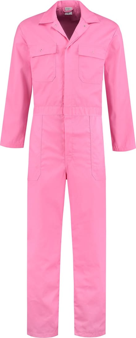 Overall polyester/katoen roze maat 70