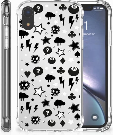 Extreme Case Apple iPhone Xr Silver Punk