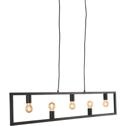 LABEL51 Quadrato Hanglamp - Zwart - Metaal - Hanglamp