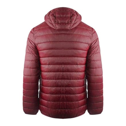 Aquascutum Heren Bordeaux Londen Logo Hooded Jacket (Rood)