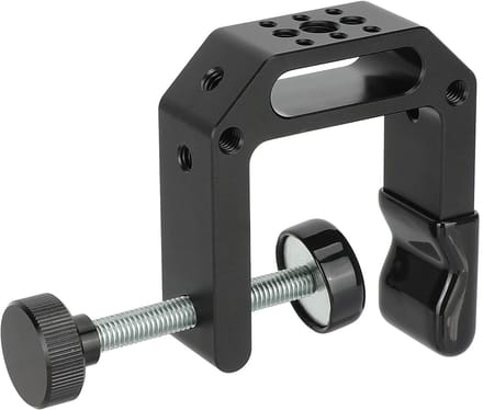 Onf3 - C-Clamp - lange nek - meerdere schroefdraadopties - zwart