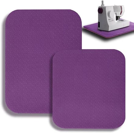 Naaimachine Demping Mat - Naaimachine Mat - Trillingen Verminderen - Verbeterd Gripontwerp - 2 stuks 51x38cm - Paars