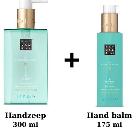 Rituals - Karma - Hand Wash Set - Handzeep 300 ml + Hand Balm 175 ml