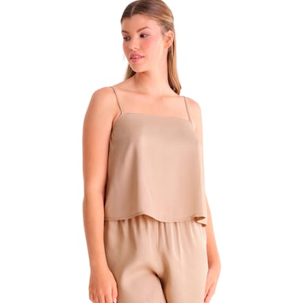 Setjes Lisca Camisole pyjamatop met dunne bandjes STELLA