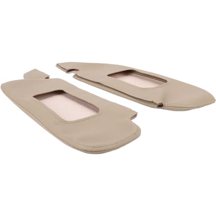 2 stuks Zonneklep Beschermhoes PU Leer Stijlvolle Look Krasbestendig Zonneklep Vervanging