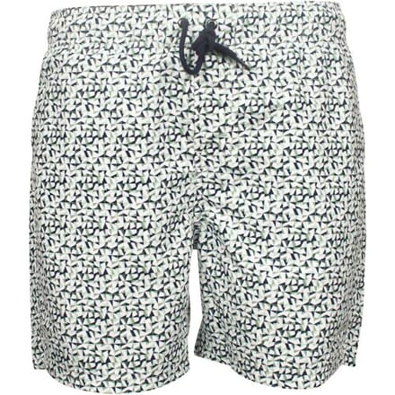 Baileys Swim Short Allover Mosaic Pattern Misty Green / male