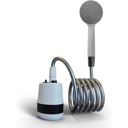 Draagbare douche Camping Buitendouche Handheld Elektrische douche Batterijgevoede compacte handheld zwart