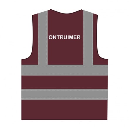 Ontruimer hesje RWS bordeauxrood