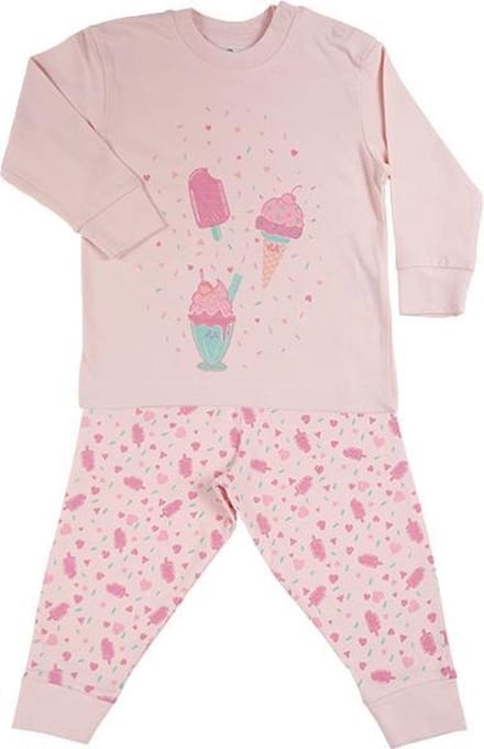 Fun2Wear Ice cream Pyjama Rose maat 116