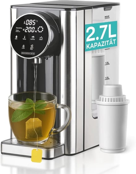 Heinrich’s HWS 8731 - Design Heetwaterdispenser - Luxe Waterkoker - 2.7L