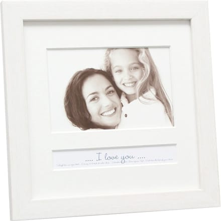 Deknudt Frames multifotolijst - wit - foto 10x15 cm met tekstvak