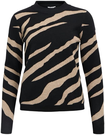 Object Objray L/s Knit Pullover Aop Truien & vesten Dames - Sweater - Hoodie - Vest- Multi - Maat L