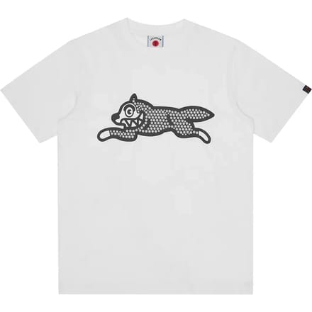 T-shirt Icecream Glitter Running Dog
