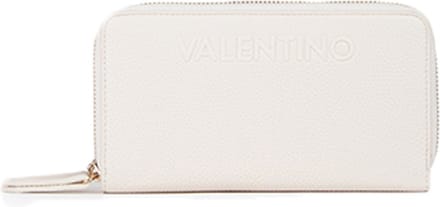 VALENTINO Portemonnee Rised Re Zip Around Wallet Ecru Crème
