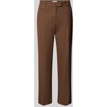 Regular fit stoffen broek met verkorte pasvorm, model 'MARY'