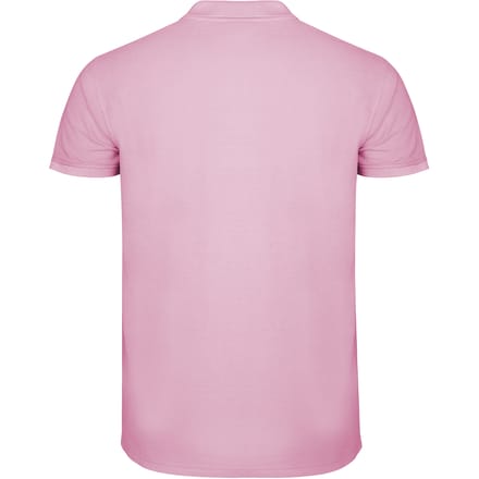 Roly Heren Ster Poloshirt (Lichtroze)
