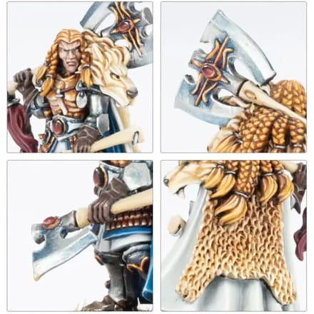 Beeldje Games Workshop Warhammer ToW - Royaumes des Hauts Elfes : Kohril Lionmane