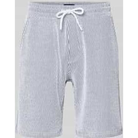 Sweatshorts met elastische tailleband en trekkoord