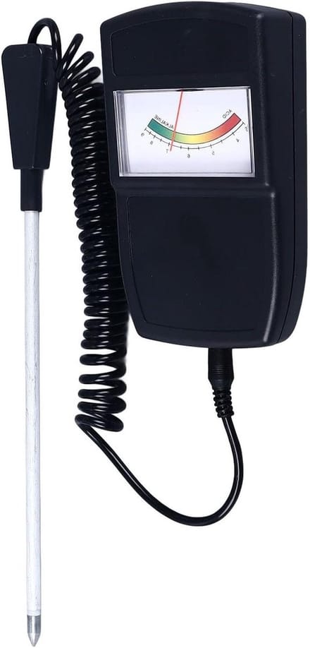 Bodem PH Tester - Bodemkwaliteit Meter - Planten Groei - Snelle PH Meting - 2.5-9 PH - Zwart