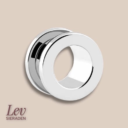 Lev Sieraden - Titanium flesh tunnel 3 mm - Tunnel piercing