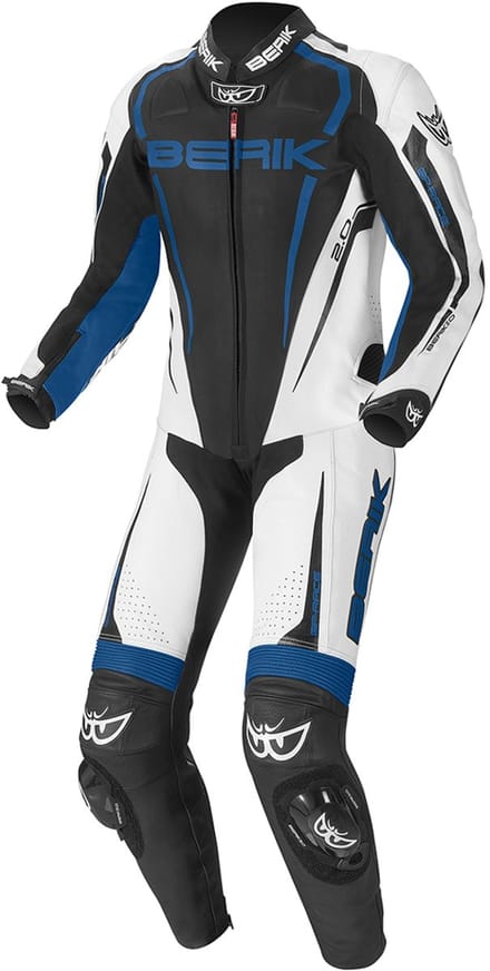 Berik Race-X Zwart Wit Blauw 1-Delig Motorpak - Maat 54 - Racepak