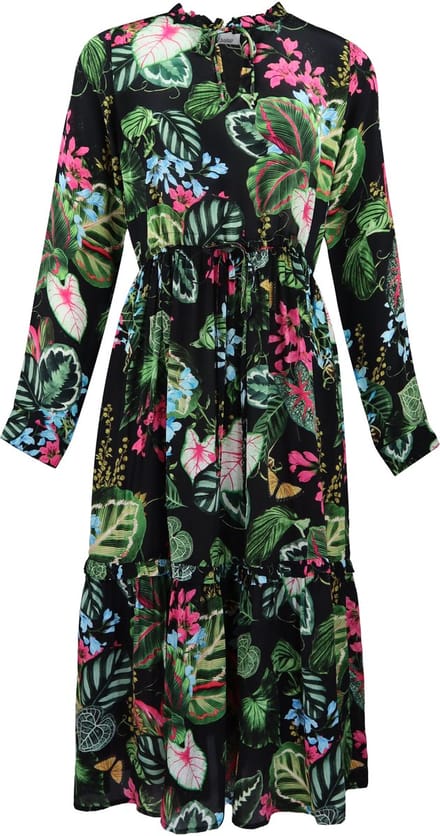 Princess goes Hollywood • fleurige jurk • maat 36