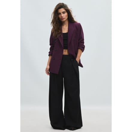 Stradivarius Getailleerd colbert met knopen  Purper L