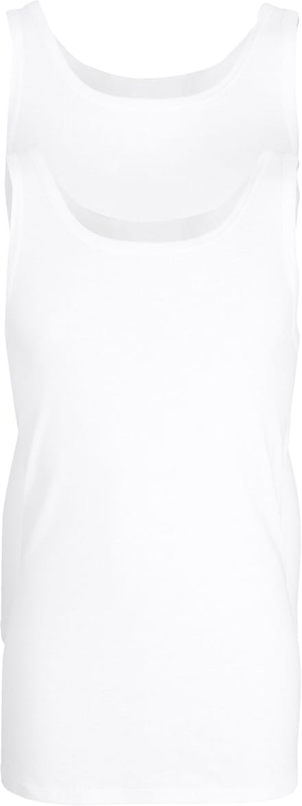Gotzburg heren singlet O-hals (2-pack) - wit