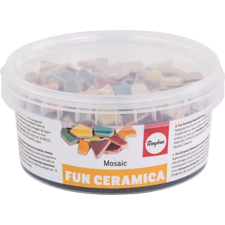 Fun Mozaïek Ceramica "Regenboogkleuren"