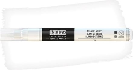 Liquitex Verfmarker 2mm - Titanium Wit