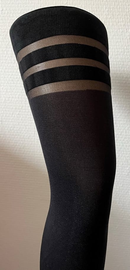 Aristoc Hold Ups - Soft - Leg Luxury - Microfibre - Hold Up Kousen - Modern boord - 80 Den. - S/M - Zwart