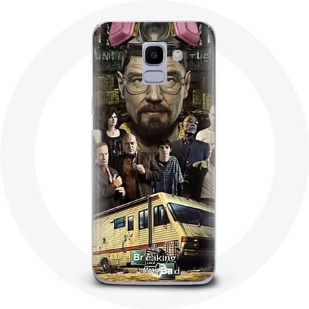 Hoesje voor Samsung Galaxy A8 2018 Breaking Bad Heisenberg