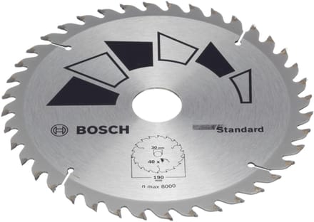 Bosch Cirkelzaagblad Basic 190X2.2X30/24 - 40 tanden