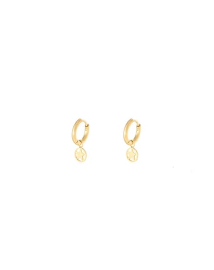 Oorbellen Ster - Goud - Stainless Steel - Yehwang - Feestdagen