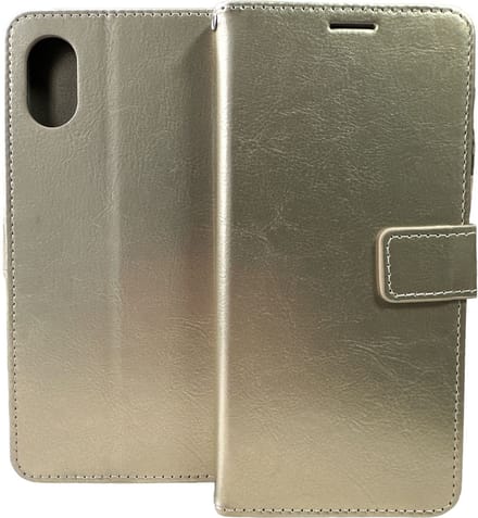 Portemonnee Book Case Hoesje Geschikt voor: Samsung Galaxy A03 Core - goud