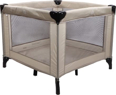 MamaLoes Inklapbare Box voor Baby - Beige - Compacte Kinderbox - Inclusief draagtas - Luuk