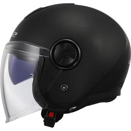 LS2 OF620 Classy Solid Mat Zwart Jethelm - Helm