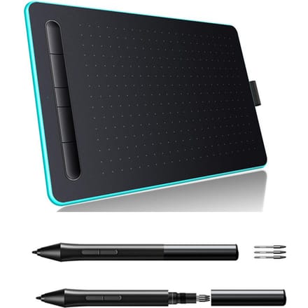 WP9620N Grafische Tablet Tekentablet met 8192 Niveaus Drukgevoeligheid 5080LPI blauw