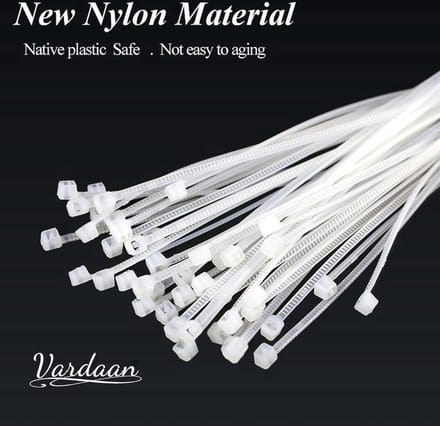 Tie Wraps - Tie Ribs - Kabelbinders - Transparate Zip Ties - 250x2,5mm - 50 stuks