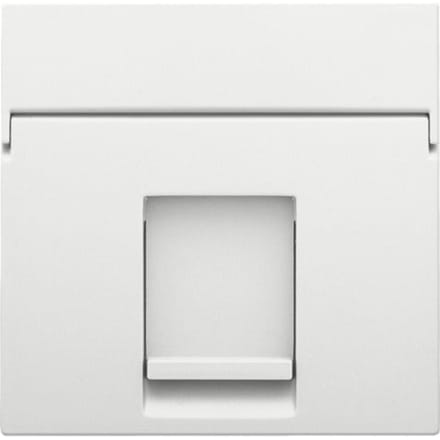 Niko RJ45 Enkele Poort Witte Centrale Plaat - 154-65100