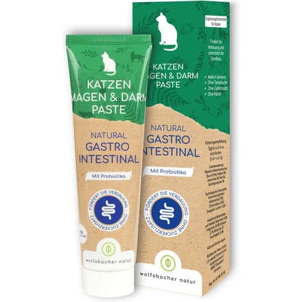 100g Wolfsbacher Natural Gastro Intestinal Paste Gastro Intestinal aanvullende voeding voor katten