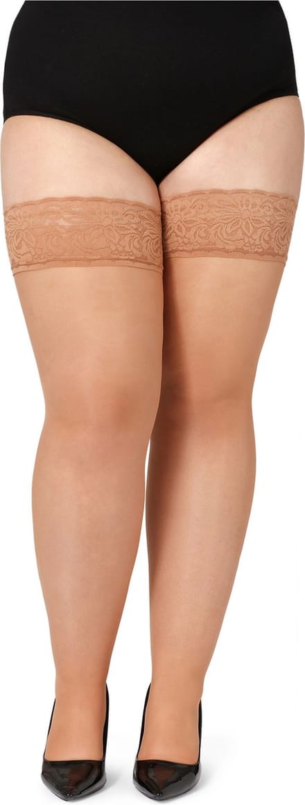 Bellivalini Dames Hold-Up Kousen - 20 Denier - licht glanzend - elastisch - Polyamide - BLV-GI-1126 - Amber - 4XL