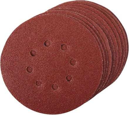 Silverline Geperforeerde klittenband schuurschijven - Ø 150 mm - korrel 60 - set van 10 stuks