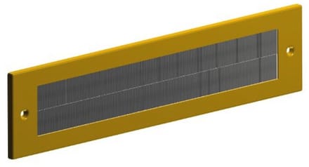 Borstelbescherming voor briefgleuven - Goud (338 mm x 78 mm)