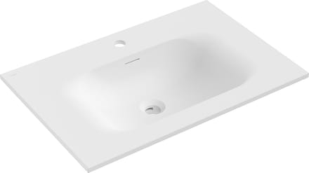 Mexen Vela inbouw wastafel 71 x 46,5 cm, mat wit - 25237001